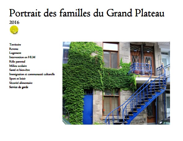 "Portrait des familles du Grand Plateau"